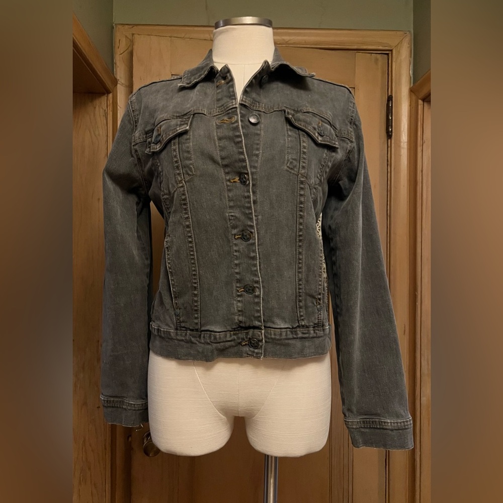 TILT gray jean jacket L